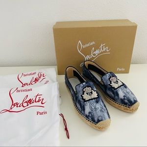 Christian Louboutin Nanou Orlato Espadrille Flat Tie Dye
